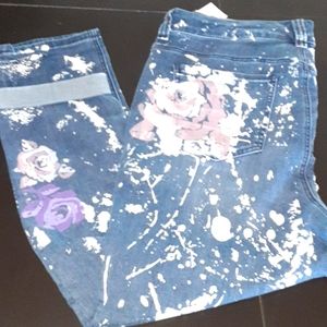 Painted jeans